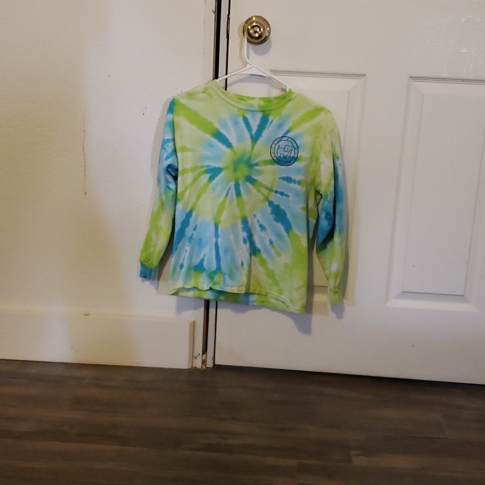 Tie die long sleeve